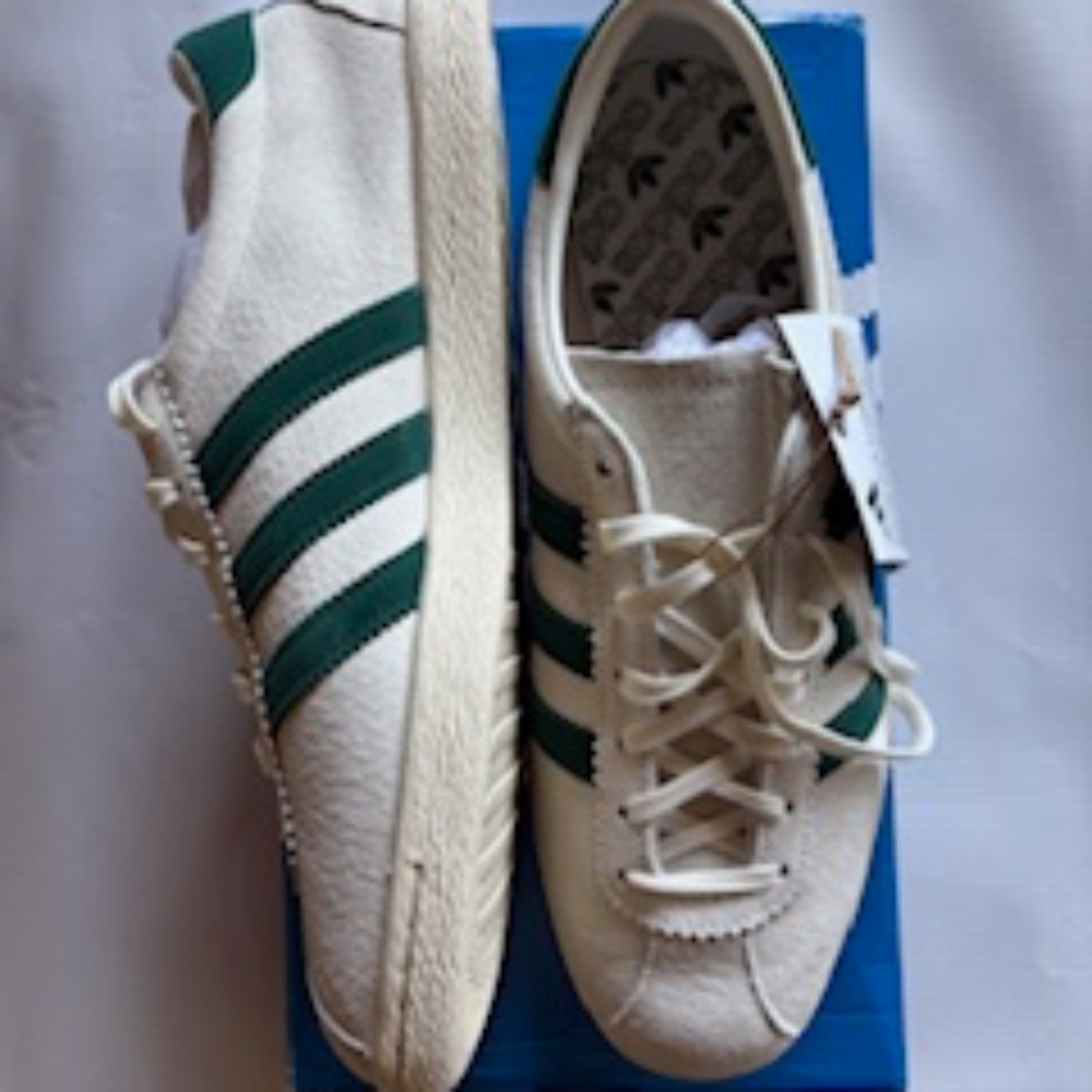 Adidas Tobacco "off -white" college green shoes